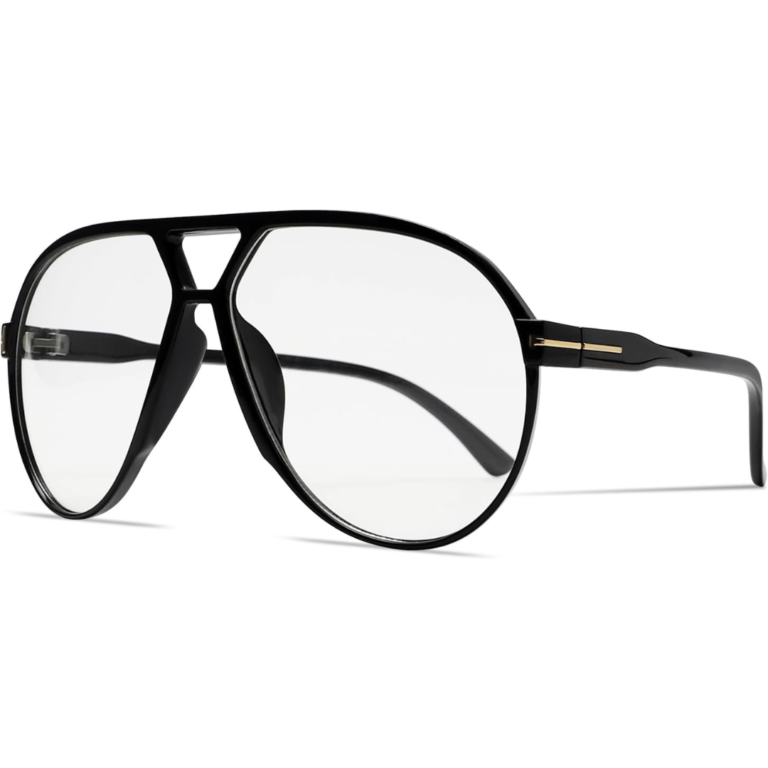 Retro Oversized Aviator Sunglasses - Amara